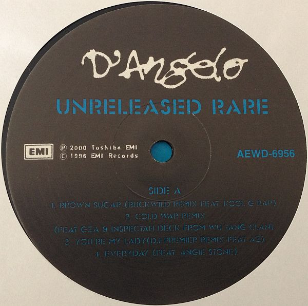 D'Angelo - Unreleased Rare & Live | EMI Music (AEWD-6956) - 4