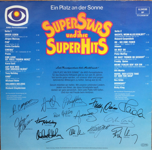 Various - Superstars Und Ihre Superhits | TELDEC (6.24 530 BF) - 2 Various - Superstars Und Ihre Superhits | TELDEC (6.24 530 BF) - 2