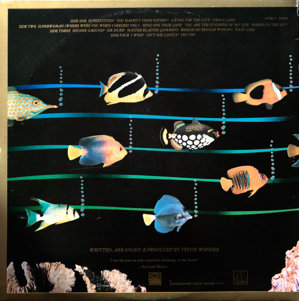 Stevie Wonder - The Original Musiquarium I | Motown (ATMLP 26000) - 2