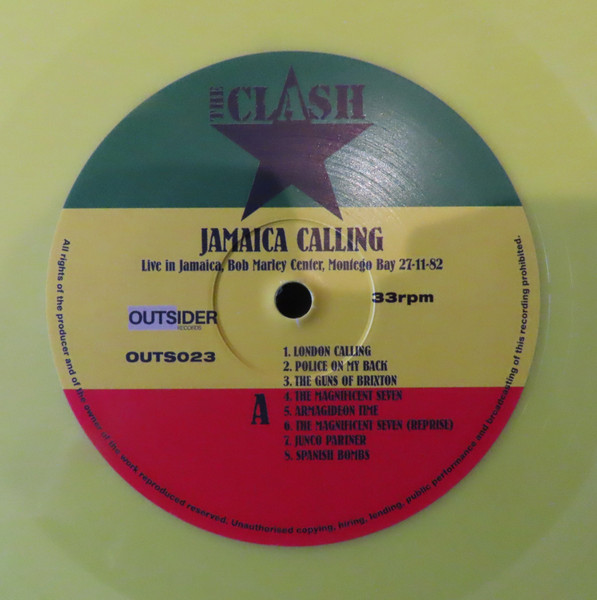 The Clash - Jamaica Calling | Outsider Records (OUTS023) - 3 The Clash - Jamaica Calling | Outsider Records (OUTS023) - 3