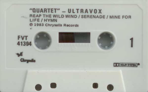Ultravox - Quartet | Chrysalis (FVT 41394) - 3