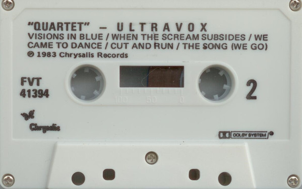 Ultravox - Quartet | Chrysalis (FVT 41394) - 4