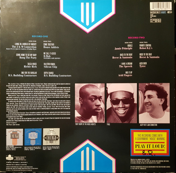 Various - The House Sound Of London - Vol. IV "The Jackin' Zone" | London Records (828 138-1) - 2