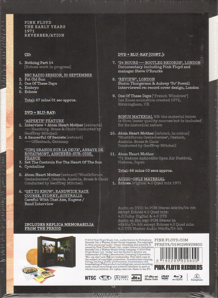 Pink Floyd - The Early Years 1971 Reverber/ation | Pink Floyd Records (PFREY5) - 2 Pink Floyd - The Early Years 1971 Reverber/ation | Pink Floyd Records (PFREY5) - 2