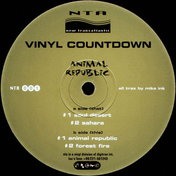 Vinyl Countdown - Animal Republic | NTA (NTA 001) - 2