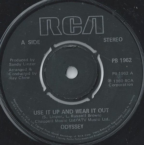Odyssey - Use It Up And Wear It Out | RCA (PB 1962) - main