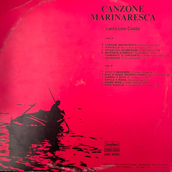 Lino Costa - Canzone Marinaresca | Junghans (SSG 10014) - 2