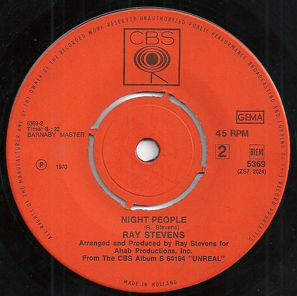 Ray Stevens - Bridget The Midget | CBS (5369) - 4