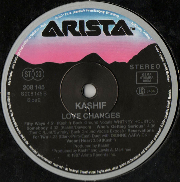 Kashif - Love Changes | Arista (208 145) - 4