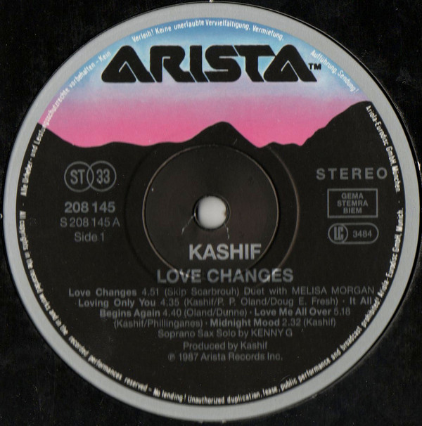 Kashif - Love Changes | Arista (208 145) - 3