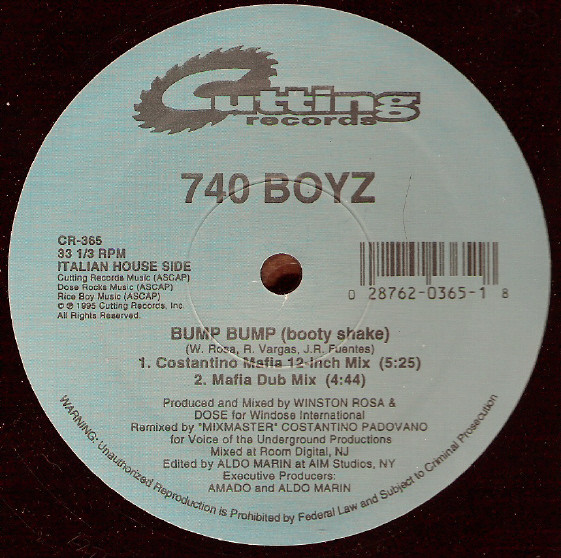 740 Boyz - Bump Bump (Booty Shake) | Cutting Records (CR-365) - 3