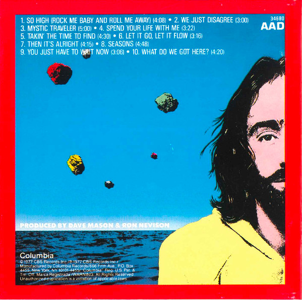 Dave Mason - Let It Flow | Columbia (CK 34680) - 4