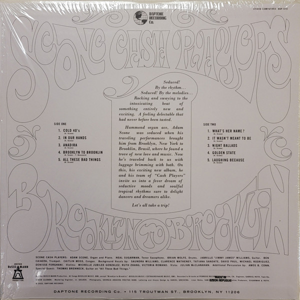 Scone Cash Players - Brooklyn To Brooklin | Daptone Records (DAP-073) - 2 Scone Cash Players - Brooklyn To Brooklin | Daptone Records (DAP-073) - 2