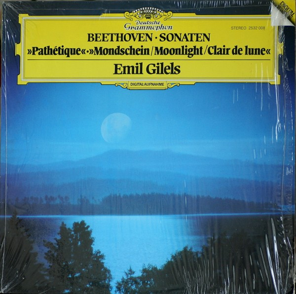 Ludwig van Beethoven , Emil Gilels - Sonaten  »Pathétique« / «Mondschein = Moonlight = Clair De Lune« | Deutsche Grammophon (2532 008)
