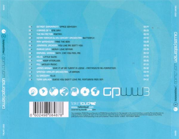 Gilles Peterson - Worldwide Programme 3 | Talkin' Loud (980 848-7) - 2