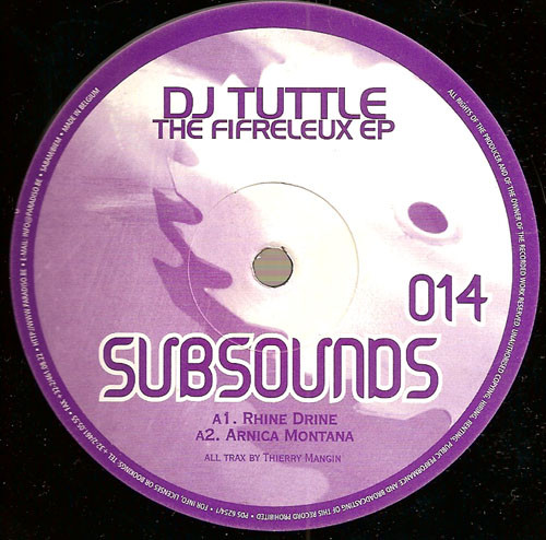 DJ Tuttle - The Fifreleux EP | Subsounds (014)