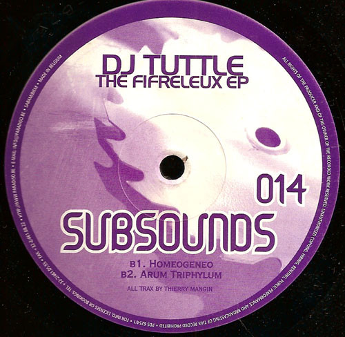 DJ Tuttle - The Fifreleux EP | Subsounds (014) - 2