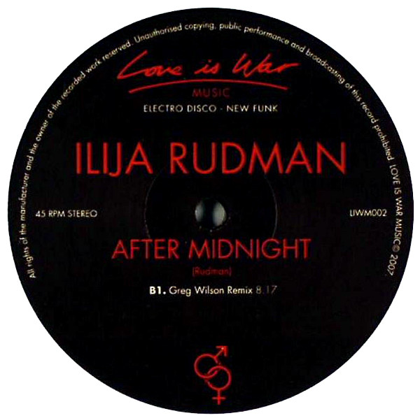 Ilija Rudman - After Midnight | Love Is War Music (LIWM002) - 2