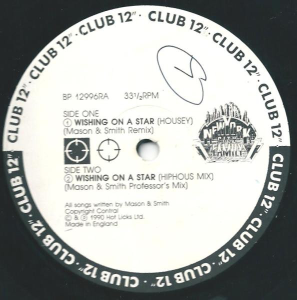 Various - Wishing On A Star (Megamix 1 & 2) | M & R Records (BP 12996RA) - main Various - Wishing On A Star (Megamix 1 & 2) | M & R Records (BP 12996RA) - main
