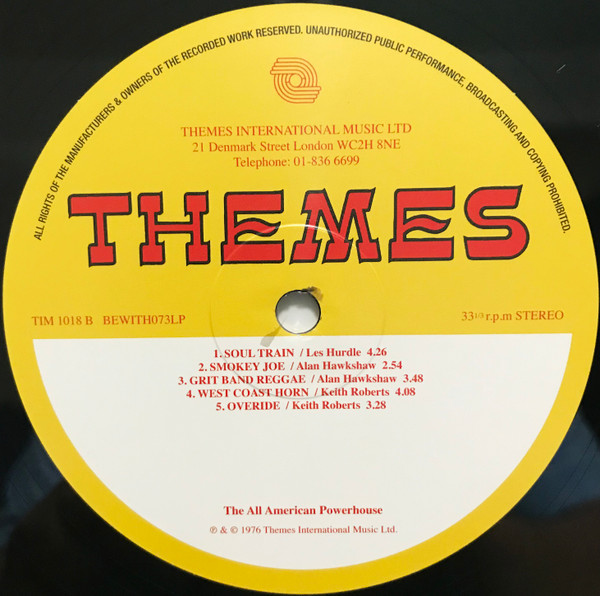 Various - The All American Powerhouse | Be With Records (BEWITH073LP) - 3