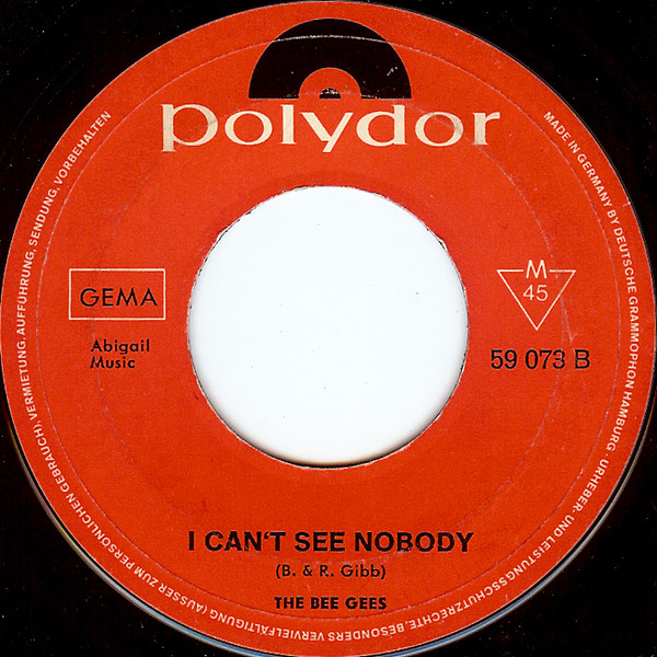 Bee Gees - New York Mining Disaster 1941 / I Can't See Nobody | Polydor (59 073) - 4