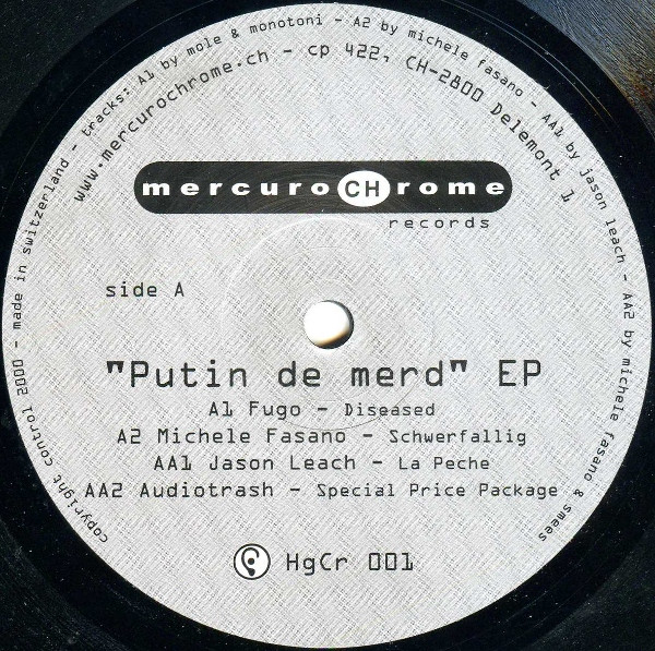 Various - Putin De Merd EP | Mercurochrome (HgCr 001) - main Various - Putin De Merd EP | Mercurochrome (HgCr 001) - main