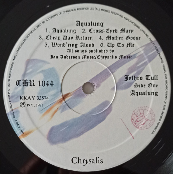 Jethro Tull - Aqualung | Chrysalis (CHR 1044) - 4 Jethro Tull - Aqualung | Chrysalis (CHR 1044) - 4