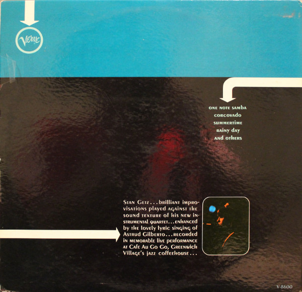 The New Stan Getz Quartet Featuring Astrud Gilberto - Getz Au Go Go | Verve Records (V-8600) - 3