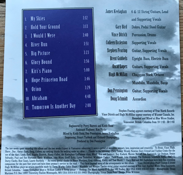 James Keelaghan - My Skies | Justin Time (JTR 8455-2) - 2