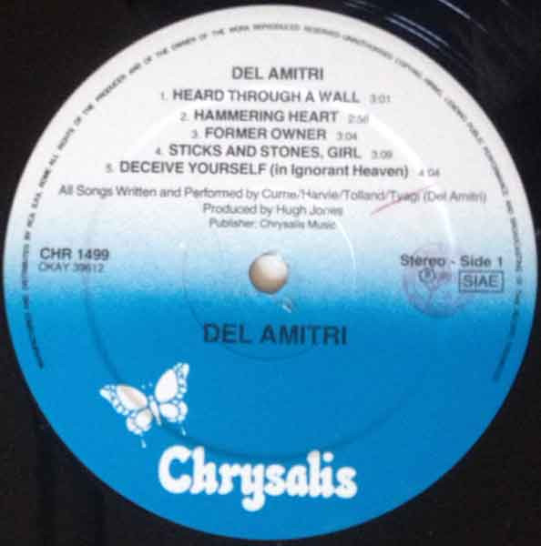 Del Amitri - Del Amitri | Chrysalis (CHR 1499) - 4