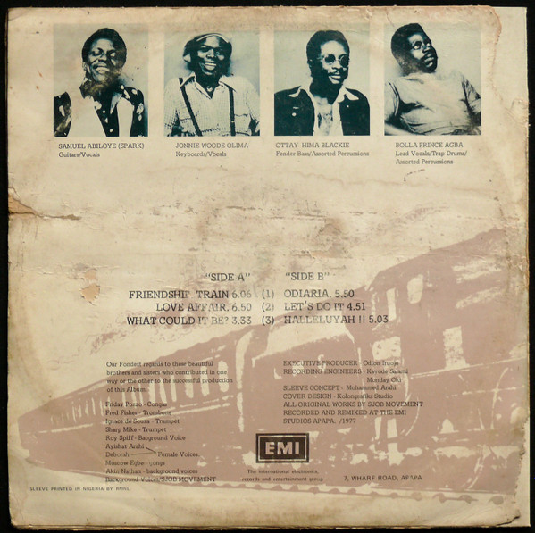 SJOB Movement - Friendship Train | EMI (NEMI (LP) 0273) - 2