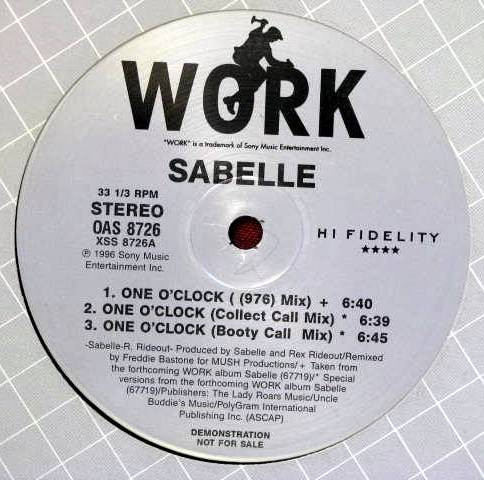 Sabelle - One O'Clock | Work (OAS 8726) Sabelle - One O'Clock | Work (OAS 8726)