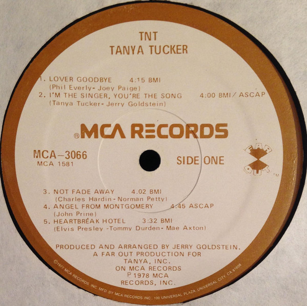 Tanya Tucker - TNT | MCA Records (MCA-3066) - 3