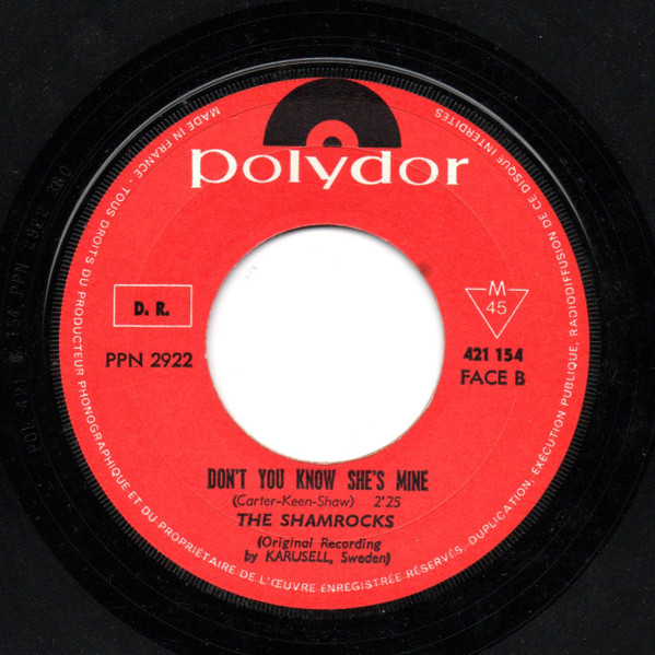 The Shamrocks - Day Time Night Time | Polydor (421 154) - 4