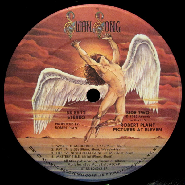 Robert Plant - Pictures At Eleven | Swan Song (SS 8512) - 4 Robert Plant - Pictures At Eleven | Swan Song (SS 8512) - 4