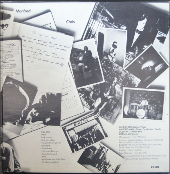 Manfred Mann's Earth Band - Glorified Magnified | Polydor (PD 5031) - 3