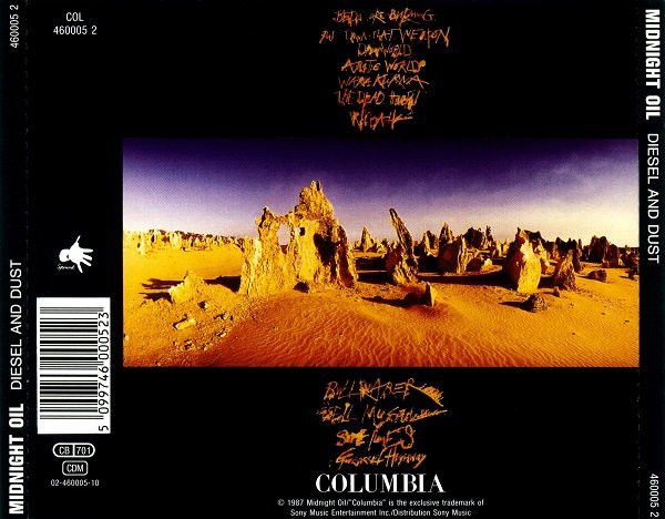 Midnight Oil - Diesel And Dust | Columbia (COL 460005 2) - 2