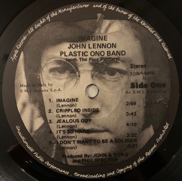 John Lennon - Imagine | Apple Records (3C 064-04914) - 3 John Lennon - Imagine | Apple Records (3C 064-04914) - 3