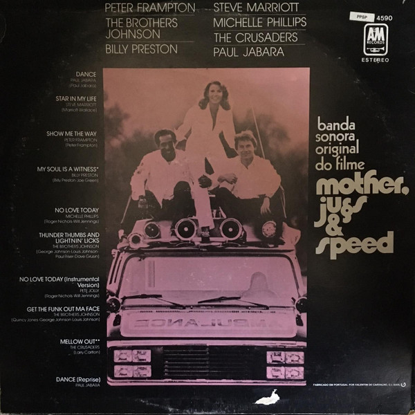 Various - Mother, Jugs & Speed (Original Soundtrack) | A&M Records (P-SP 4590) - 2