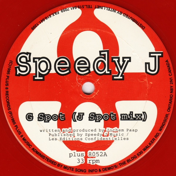Speedy J - G Spot Remixes | Plus 8 Records (plus 8052)