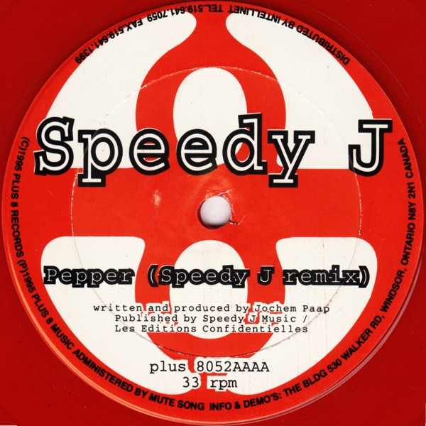 Speedy J - G Spot Remixes | Plus 8 Records (plus 8052) - 4 Speedy J - G Spot Remixes | Plus 8 Records (plus 8052) - 4