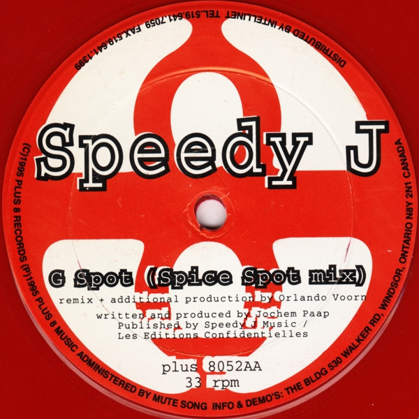 Speedy J - G Spot Remixes | Plus 8 Records (plus 8052) - 2 Speedy J - G Spot Remixes | Plus 8 Records (plus 8052) - 2