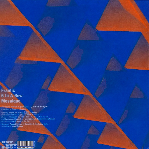 Marcel Fengler - Frantic EP | Ostgut Ton (o-ton60) - 2