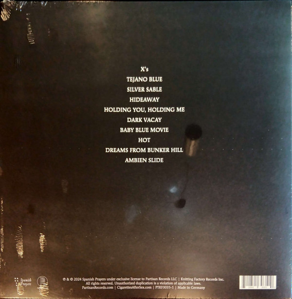Cigarettes After Sex - X's | Partisan Records (PTKF3035-1)