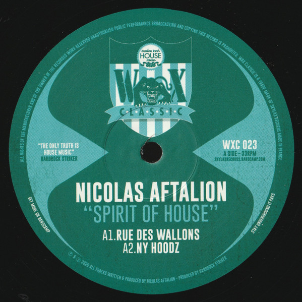 Nicolas Aftalion - Spirit Of House | Wax Classic (WXC 023) - main Nicolas Aftalion - Spirit Of House | Wax Classic (WXC 023) - main