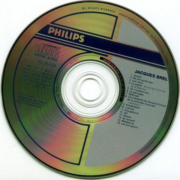 Jacques Brel - Jacques Brel | PolyGram Distribution (746750T) - 3 Jacques Brel - Jacques Brel | PolyGram Distribution (746750T) - 3