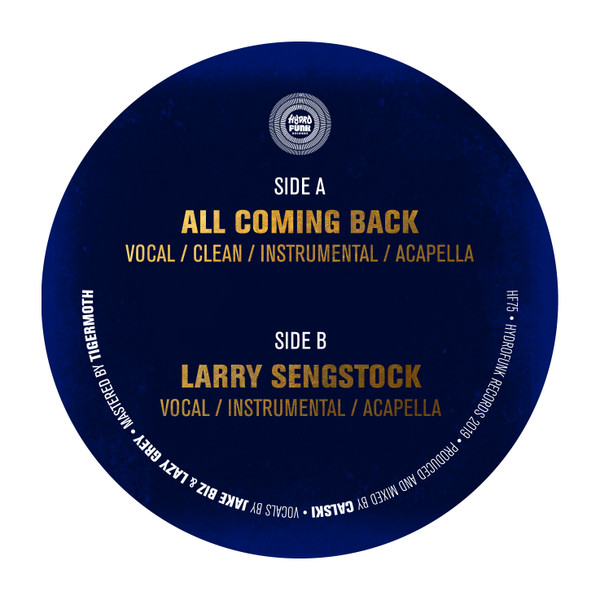 Calski , Lazy Grey , Jake Biz - All Coming Back / Larry Sengstock 12" | Hydrofunk Records (HF75) - 2 Calski , Lazy Grey , Jake Biz - All Coming Back / Larry Sengstock 12" | Hydrofunk Records (HF75) - 2