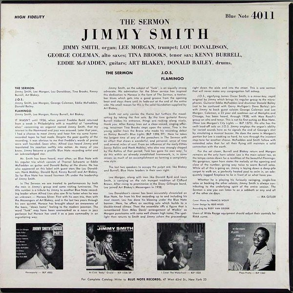 Jimmy Smith - The Sermon! | Blue Note (4011) - 2
