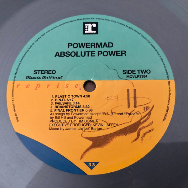 Powermad - Absolute Power | Music On Vinyl (MOVLP3384) - 2