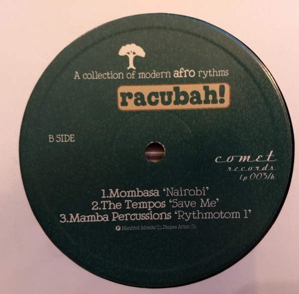 Various - Racubah! - A Collection Of Modern Afro Rhythms | Comet Records (COMET 003) - 4